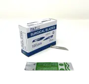 Disposable Surgical Scalpel Blades Size 14 Sterile Carbon Steel Box of 100