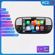 For Fiat 500 2007-2015 Android 12 Carplay 7" Car Stereo Radio WIFI GPS Navi IPS