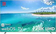 EMETE 65″ Frameless UHD Smart WebOS TV