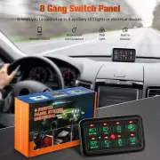 8-Gang AR-800 Multifunction RGB Switch Panel With bluetooth Controller AUS ↑ (for: Subaru)