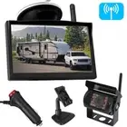 Wireless RVs Reversing Camera 5" Rear View Monitor Kit for 12V-24V Caravan Truck
