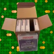Box of 5 New Sealed Maxell LTO3 LTO-3 Ultrium 3 400GB/ 800GB Data Cartridge Tape