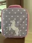Pottery Barn School Disney Princess Unicorn girl Pink LUNCH BOX Bag gift pre k