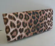 Napoleon Perdis Leopard Print Makeup Cosmetics Bag / Clutch, Brand New