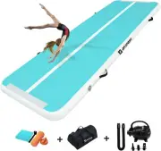 AKSPORT Gymnastics Air Mat 13.3'x3.3'x4" Tumble Track Tumbling Mat Inflatable