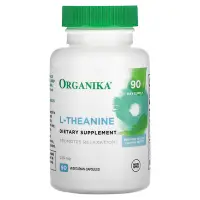 在飛比找iHerb優惠-[iHerb] Organika L-茶氨酸素食膠囊，225