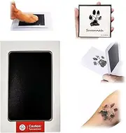 Inkless Baby Hand and Footprint Kit, Clean Hand and Footprint Kit - Large - for Baby Pad Hand Footprints Ink and P Dog