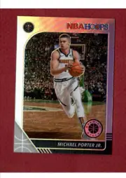 2019-20 Hoops Premium Stock Michael Porter Jr. Silver Prizm! NUGGETS!