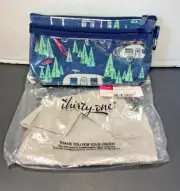Thirty-One Gifts Clear Clip Pouch in RV There Yet NIP
