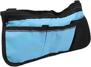 FRCOLOR Wheelchair Armrest Storage Bag Mesh Pouch for Convenient Organization Wheelchairs and Office Chairs Easy to Install Walker Bag for Items Versatile Use