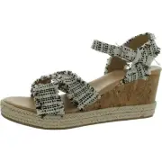 Dolce Vita Womens Edonna B/W Slip On Espadrilles 8.5 Medium (B,M) BHFO 7477