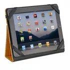 Tablet Case and Stand Leather Folding Graphic Image NEW Silver