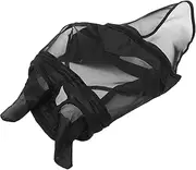 Horse Protective Mask Horse Mask Zipper Mesh and Nose Shield for Ears Protection