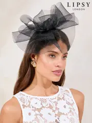 Lipsy Black Mesh Fascinator Headband (AV7384) | $42