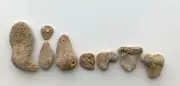 Naturally Letter Shaped LIBERTY Rocks Beach Stones hag pebble word art/craft USA
