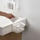 Space-saving Wall-mounted Rack Organizer Shelf with Drain Feature Bathroom