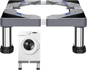 Washing Machine and Dryer Stand, Washing Machine Base Rack, Washing Machine Base Raiser, Tumble Dryer Stand, Washing Dryer Stacking Rack Stand, Heavy Duty Clothes Airer with 4 Strong Feet