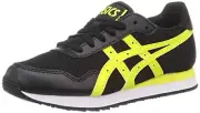 Asics Sports style shoes TIGER RUNNER Black/Sour Yuzu 28cm US10