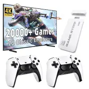 Retro Game Stick Pro, Wireless Retro Game Console with 4K HDMI, Built-In 23 Emul