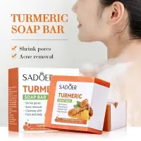 在飛比找蝦皮購物優惠-Turmeric handmade soap, cleans