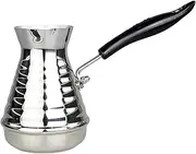 GMMH Turkish Cezve Dzhesva Coffee Maker/Mocha Pot / 1mm Thick Stainless Steel / 500ml Brown