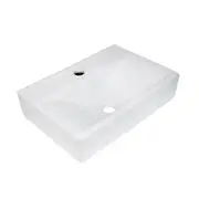 460*315*105mm Gloss White Ceramic Rectangle Wall Hung Basin