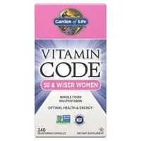 在飛比找Garden of life優惠-Vitamin Code 50 歲以上女性綜合維他命－240