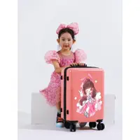 在飛比找ETMall東森購物網優惠-兒童拉桿箱萬向輪18寸20寸卡通行李箱女童可坐小學生旅行箱密
