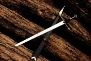 Lord Of the Rings Swords, Anduril, Handmade Sword, Wall Mount, Scabbard,