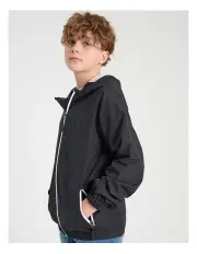 [Bauhaus] Zip Thru Wind Breaker in Black