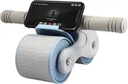 NOLITOY Ab Roll Ab Roller Wheel Abdominal Fitness Roller Double Wheel Design Home Exercise Equipment Random