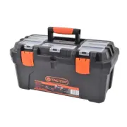 Tactix 507mm Polypropylene Tool Box Small compact design with locking clips