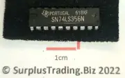 TI SN74LS356N 8-LINE TO 1-LINE DATA SELECTORS/MULTIPLEXERS/REGISTERS DIL20