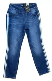 Simply Vera by Vera Wang Side Stripe Jegging Capri Pants, Size 4 MSRP $50.00