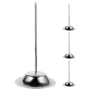 4 Pcs Menu Inserter Restaurant Receipt Holder Memo Spike Straight Rod Ticket