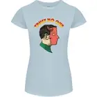 Trust No One Devil Demon 2 Faced Satan Womens Petite Cut T-Shirt