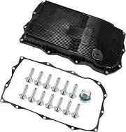 INFINAUTO 1 Set Transmission Oil Pan Replacement No.68225344AA with Bolts for Chrysler 300 2013-2021 for Dodge Charger Stylish Design