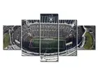 5 Panel Wall Art Raiders Sports Stadium Poster on Canvas Framed Art Sport Pai...
