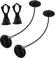 Kisangel 2 Sets Safety Locks Durable Security Lock for Windows Refrigerators and Cabinets Protection for Home