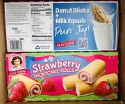 Strawberry Shortcake Rolls, 6 ct, 13.0 oz FREE SHIPPING! (4 Boxes) Little Debbie