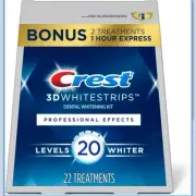 Crest 3D Whitestrips, Professional Effects Plus, Teeth Whitening Strip Kit