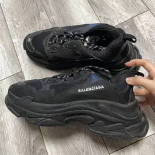 Balenciaga triple s老爹鞋全黑 保證正品