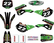 KX 125 1999 - 2002 Full graphics kit BURNOUT custom sticker kit / decals