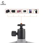 360° Aluminum Alloy Tripod Ball Head for DSLR Camera Action Camera
