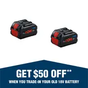 Bosch 18V Professional 2 X 8.0AH ProCore Battery Pack 0615990M2E