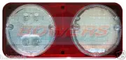 12V/24V CLEAR LED COMBINATION, FOG & REVERSE REAR RIGHT OFFSIDE TAIL LIGHT LAMP