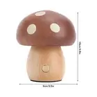 Creative Wooden Mushroom Lamp LED Mushroom Lamp Mushroom Decorative Table Lamp