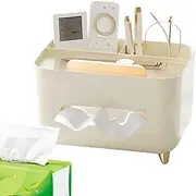 Tissue Box Cover Nightstand Organizer, Multifunctional Tissue Holder, Non-Slip Tissue Holders | Modern Tissue Box Nightstand caddys, Tissue Box Cover Nightstand Organizer for Bathroom Hotel Living