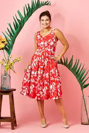 Lori Fit And Flare Dress Sizzling Summer--TBL-01-SS