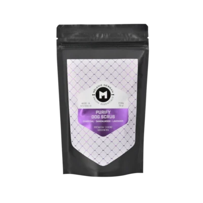 MELANIE NEWMAN Purify Scrub 200g Exfoliate Dog Skin Coat Canine Cleansing Pet